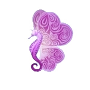 Lavender Heartwing Seahorse